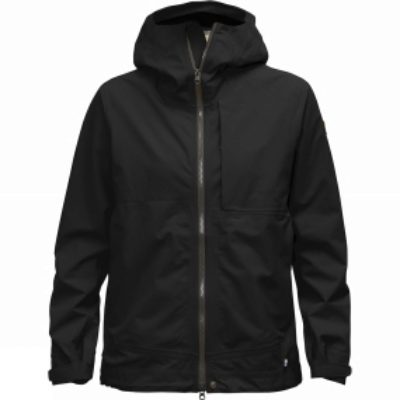 Fjallraven Womens Abisko Eco-Shell Jacket Black Fjallraven Womens Abisko Eco-Shell Jacket Black